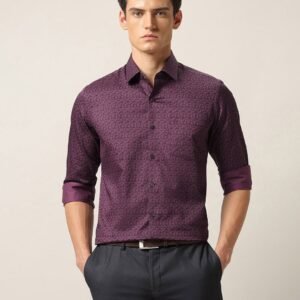 purple-cotton-shirt-party-wear